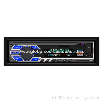 New 12V 1 DIN Car FM Radio/MP3 Player with USB SD Slot, Supports Play MP3/WMA Format, ID3 Tag